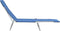 vidaXL - Ligbedden - inklapbaar - 2 - st - staal - en - stof - blauw