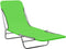 vidaXL - Ligbedden - inklapbaar - 2 - st - staal - en - stof - groen