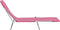 vidaXL - Ligbedden - inklapbaar - 2 - st - staal - en - stof - roze