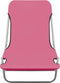 vidaXL - Ligbedden - inklapbaar - 2 - st - staal - en - stof - roze