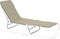 vidaXL - Ligbedden - inklapbaar - 2 - st - staal - en - stof - taupe
