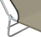 vidaXL - Ligbedden - inklapbaar - 2 - st - staal - en - stof - taupe