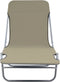 vidaXL - Ligbedden - inklapbaar - 2 - st - staal - en - stof - taupe