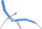 vidaXL - Ligbedden - inklapbaar - 2 - st - textileen - blauw