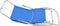 vidaXL - Ligbedden - inklapbaar - 2 - st - textileen - blauw