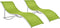 vidaXL - Ligbedden - inklapbaar - 2 - st - textileen - groen