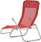 vidaXL - Ligbedden - inklapbaar - 2 - st - textileen - rood