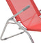 vidaXL - Ligbedden - inklapbaar - 2 - st - textileen - rood