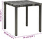 vidaXL - Ligbedden - met - tafel - poly - rattan - antraciet