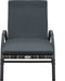 vidaXL - Ligbedden - met - tafel - poly - rattan - antraciet