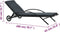 vidaXL - Ligbedden - met - tafel - poly - rattan - antraciet