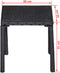 vidaXL - Ligbedden - met - tafel - poly - rattan - zwart