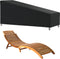 vidaXL - Ligbedhoes - 420D - 195x76x40/80 - cm - oxford - zwart