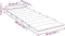 vidaXL - Ligbedkussen - 180x60x3 - cm - oxford - stof - groen