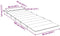vidaXL - Ligbedkussen - 180x60x3 - cm - oxford - stof - rood