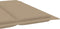 vidaXL - Ligbedkussen - 186x58x3 - cm - oxford - stof - beige