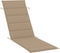 vidaXL - Ligbedkussen - 186x58x3 - cm - oxford - stof - beige