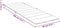 vidaXL - Ligbedkussen - 186x58x3 - cm - oxford - stof - beige