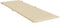 vidaXL - Ligbedkussen - 186x58x3 - cm - oxford - stof - beige