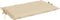 vidaXL - Ligbedkussen - 186x58x3 - cm - oxford - stof - beige