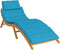 vidaXL - Ligbedkussen - 186x58x3 - cm - oxford - stof - blauw