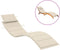 vidaXL - Ligbedkussen - 186x58x3 - cm - oxford - stof - crèmekleurig
