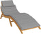 vidaXL - Ligbedkussen - 186x58x3 - cm - oxford - stof - grijs