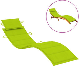 vidaXL - Ligbedkussen - 186x58x3 - cm - oxford - stof - heldergroen