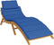 vidaXL - Ligbedkussen - 186x58x3 - cm - oxford - stof - koningsblauw