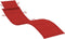 vidaXL - Ligbedkussen - 186x58x3 - cm - oxford - stof - rood