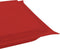 vidaXL - Ligbedkussen - 186x58x3 - cm - oxford - stof - rood