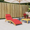 vidaXL - Ligbedkussen - 186x58x3 - cm - oxford - stof - rood