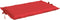 vidaXL - Ligbedkussen - 186x58x3 - cm - oxford - stof - rood
