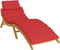 vidaXL - Ligbedkussen - 186x58x3 - cm - oxford - stof - rood