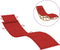 vidaXL - Ligbedkussen - 186x58x3 - cm - oxford - stof - rood