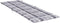 vidaXL - Ligbedkussen - 186x58x3 - cm - oxford - stof - ruitpatroon - grijs