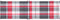 vidaXL - Ligbedkussen - 186x58x3 - cm - oxford - stof - ruitpatroon - rood
