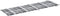 vidaXL - Ligbedkussen - 186x58x3 - cm - oxford - stof - ruitpatroon - grijs