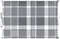 vidaXL - Ligbedkussen - 186x58x3 - cm - oxford - stof - ruitpatroon - grijs