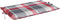 vidaXL - Ligbedkussen - 186x58x3 - cm - oxford - stof - ruitpatroon - rood