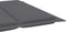 vidaXL - Ligbedkussen - 186x58x3 - cm - oxford - stof - antracietkleurig