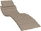 vidaXL - Ligbedkussen - 186x58x3 - cm - oxford - stof - taupe