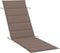 vidaXL - Ligbedkussen - 186x58x3 - cm - oxford - stof - taupe