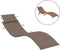 vidaXL - Ligbedkussen - 186x58x3 - cm - oxford - stof - taupe