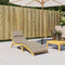 vidaXL - Ligbedkussen - 186x58x3 - cm - oxford - stof - taupe