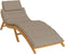 vidaXL - Ligbedkussen - 186x58x3 - cm - oxford - stof - taupe
