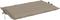 vidaXL - Ligbedkussen - 186x58x3 - cm - oxford - stof - taupe