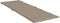 vidaXL - Ligbedkussen - 186x58x3 - cm - oxford - stof - taupe