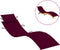 vidaXL - Ligbedkussen - 186x58x3 - cm - oxford - stof - wijnrood