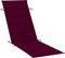 vidaXL - Ligbedkussen - 186x58x3 - cm - oxford - stof - wijnrood